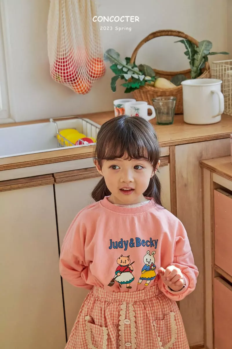 Concocter - Korean Children Fashion - #childofig - Lace Pong Dang Honey Chess Skirt - 7