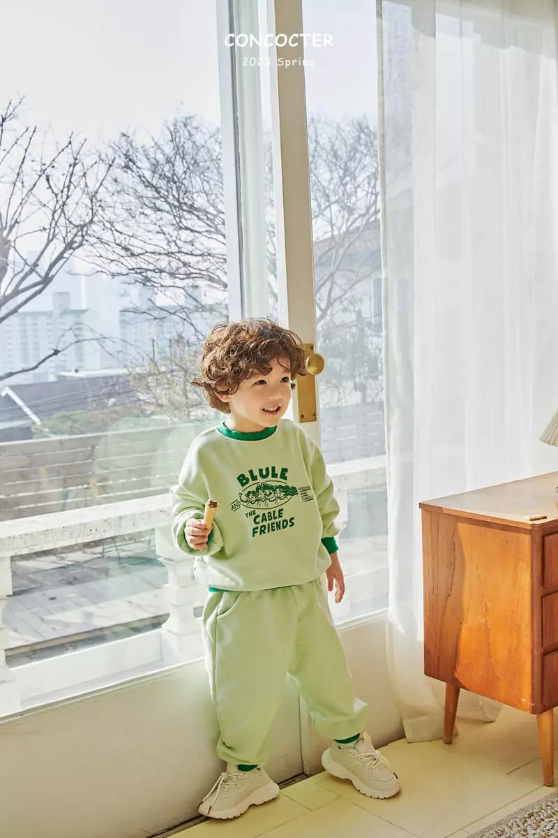 Concocter - Korean Children Fashion - #prettylittlegirls - Ddorr Friends Top Bottom Set - 4