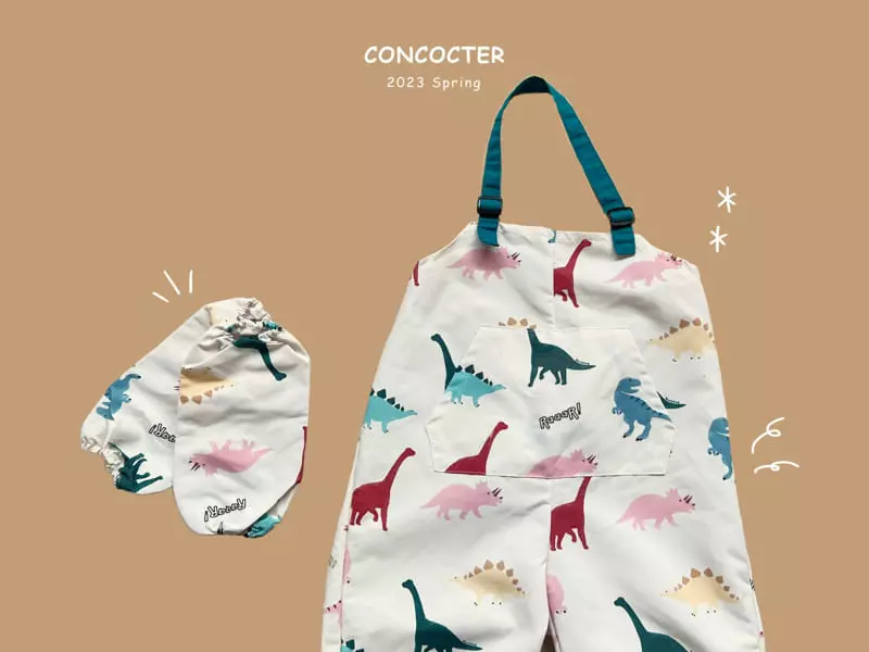 Concocter - Korean Children Fashion - #childrensboutique - Jue Waterproof Paly Bodysuit 3 Set - 5