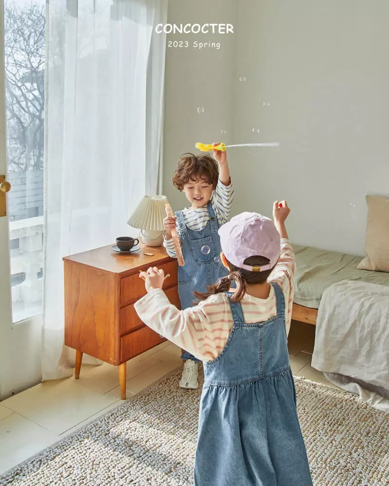 Concocter - Korean Children Fashion - #childrensboutique - Bbogle Dungarees Pants - 10