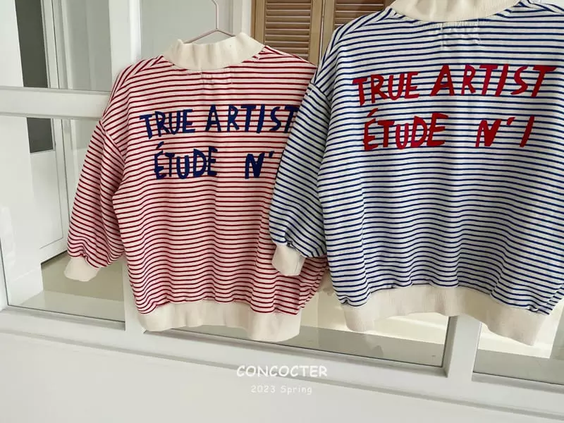 Concocter - Korean Children Fashion - #childrensboutique - Ggomsaggom Stripes Jumper