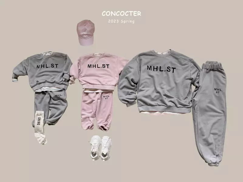 Concocter - Korean Children Fashion - #discoveringself - Mureang Swoft Top Bottom Set - 4