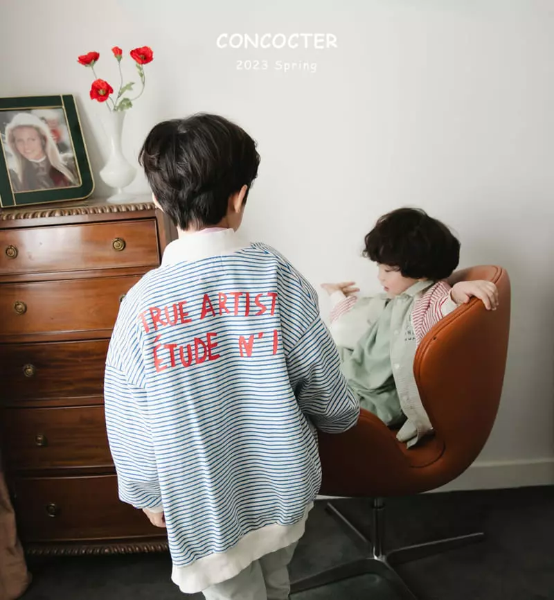 Concocter - Korean Children Fashion - #discoveringself - Ggomsaggom Stripes Jumper - 4