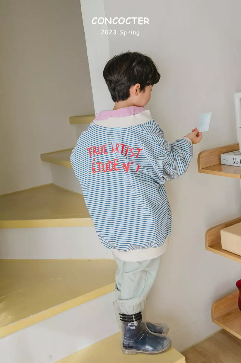 Concocter - Korean Children Fashion - #magicofchildhood - Ggomsaggom Stripes Jumper - 10