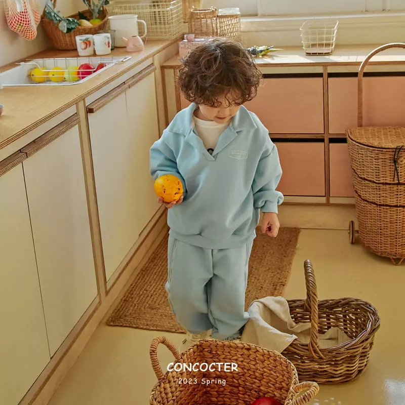 Concocter - Korean Children Fashion - #minifashionista - Sophistication Piping Top Bottom Set - 7