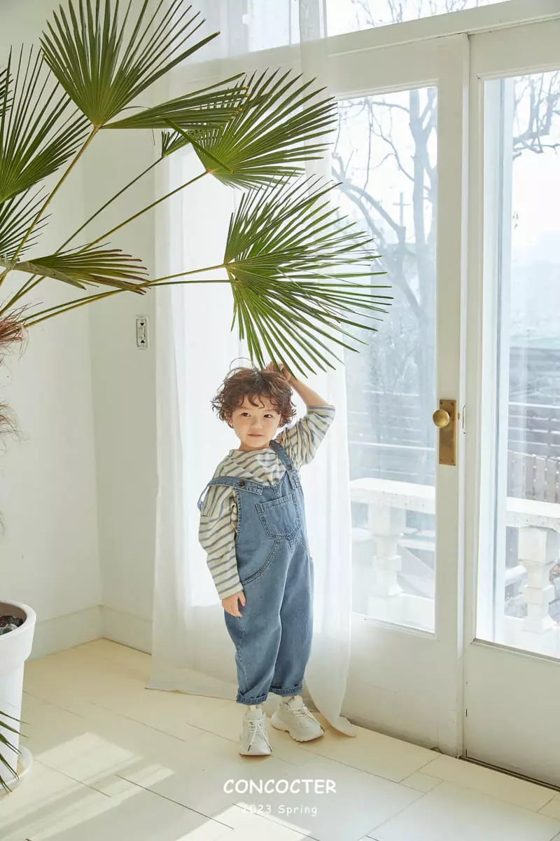 Concocter - Korean Children Fashion - #magicofchildhood - Bbogle Dungarees Pants - 4