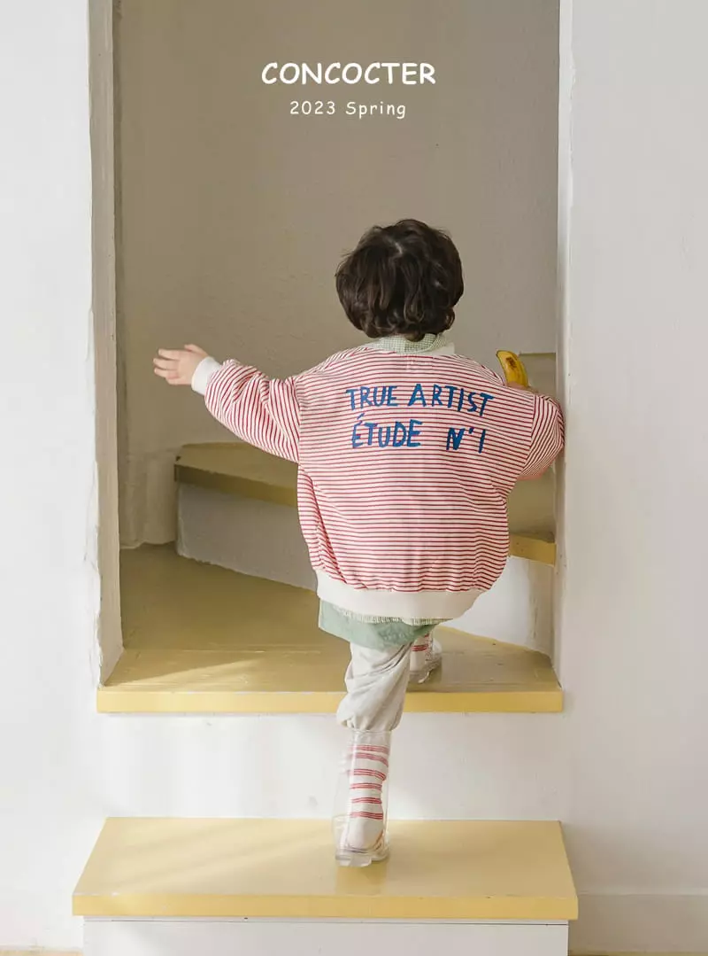 Concocter - Korean Children Fashion - #minifashionista - Ggomsaggom Stripes Jumper - 11