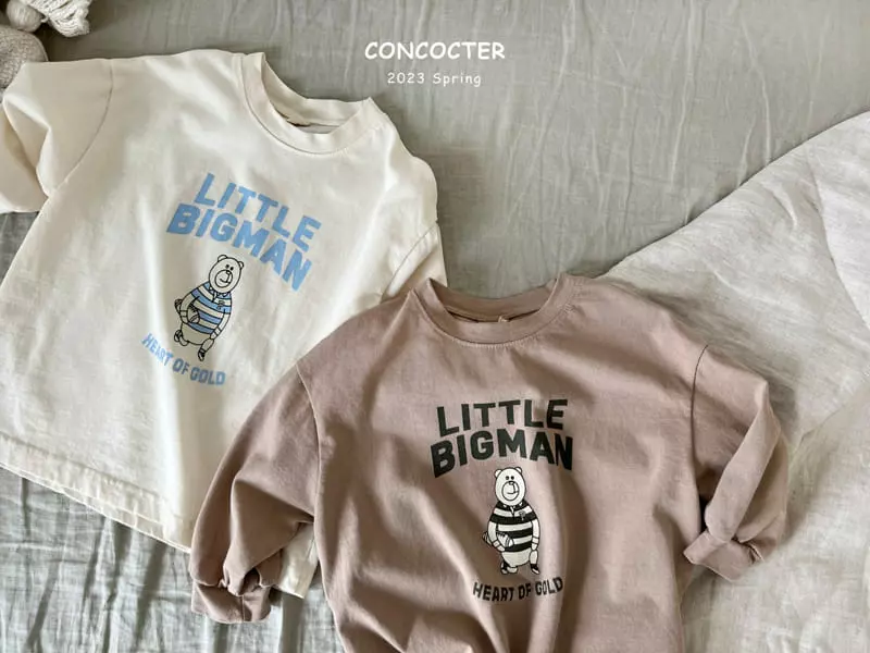 Concocter - Korean Children Fashion - #prettylittlegirls - Big Man Bear Tee - 2