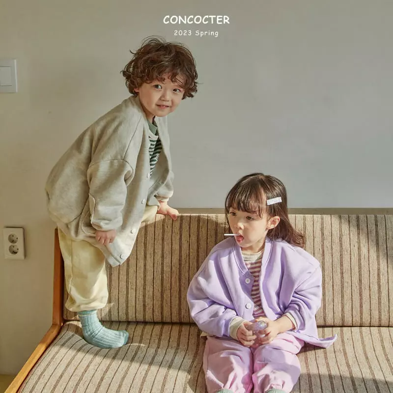 Concocter - Korean Children Fashion - #prettylittlegirls - Circle Bread Cardigan - 2