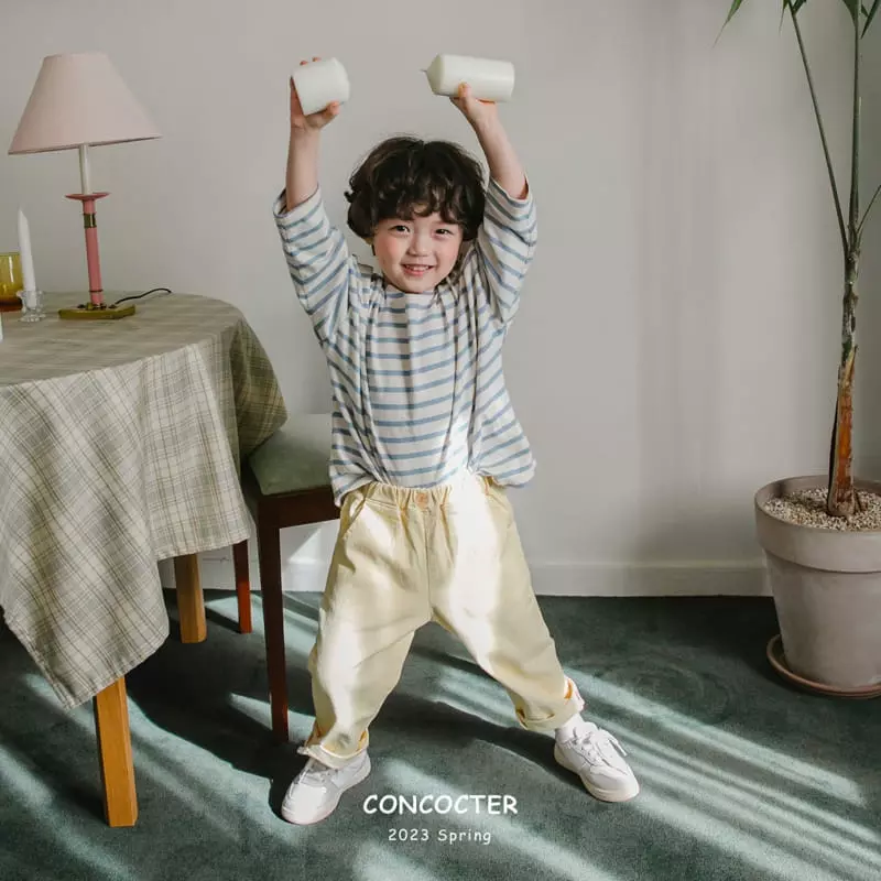 Concocter - Korean Children Fashion - #toddlerclothing - Vivi Basic Fit Pants - 4