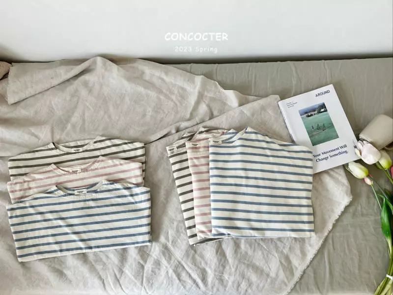 Concocter - Korean Children Fashion - #stylishchildhood - See Pretty Stripes Tee