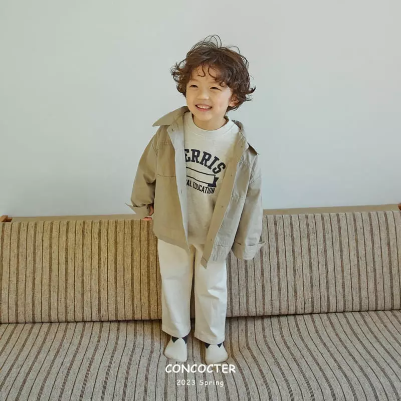 Concocter - Korean Children Fashion - #toddlerclothing - Steeve Big Pocket Jacket - 12