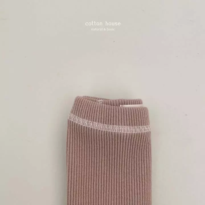 Cotton House - Korean Baby Fashion - #babyboutique - Rib Leggings - 9