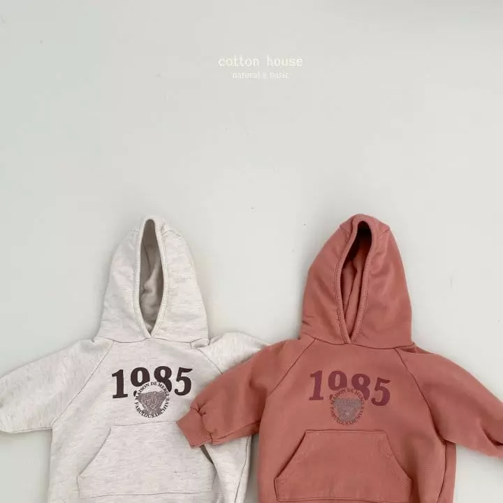 Cotton House - Korean Baby Fashion - #babyboutiqueclothing - 1985 Hoody Bodysuit 