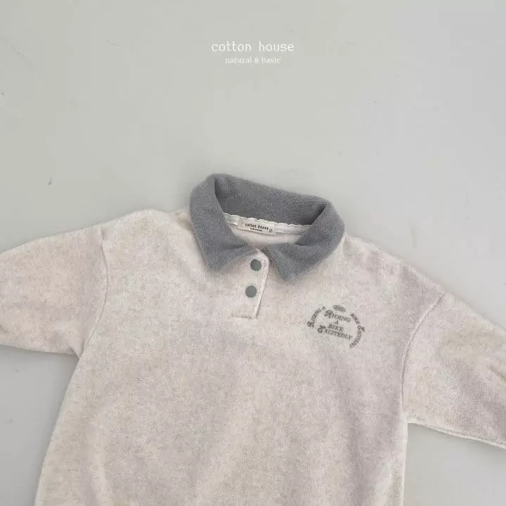 Cotton House - Korean Baby Fashion - #babyclothing - Terry Bodysuit - 3