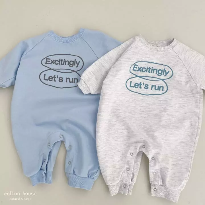 Cotton House - Korean Baby Fashion - #babyclothing - Run Bodysuit