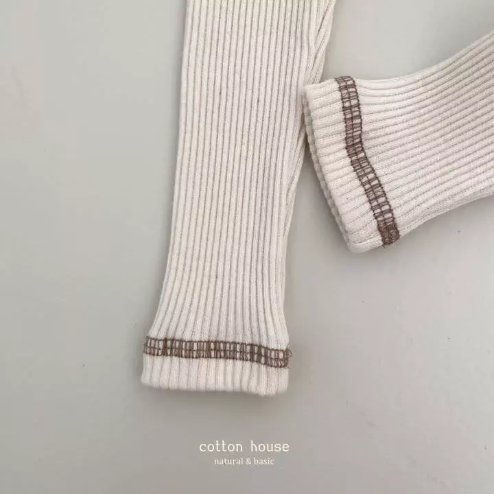 Cotton House - Korean Baby Fashion - #babyclothing - Rib Leggings - 11