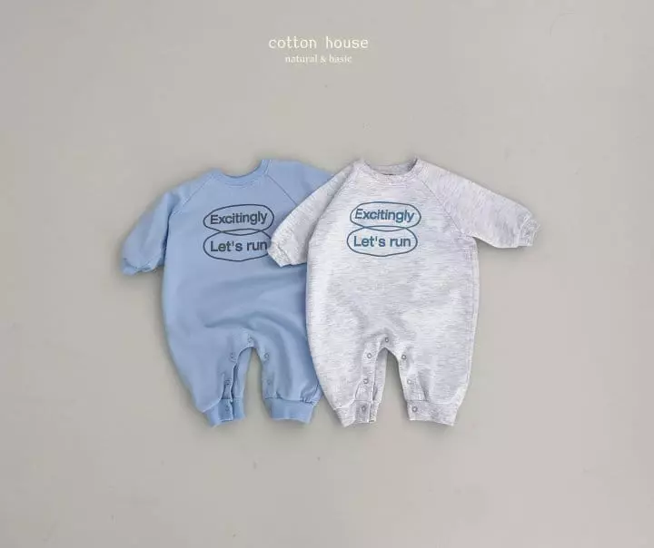 Cotton House - Korean Baby Fashion - #babyfever - Run Bodysuit - 4