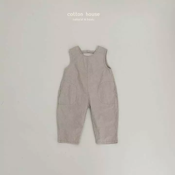 Cotton House - Korean Baby Fashion - #babylifestyle - Pigment Jumpsuit - 2