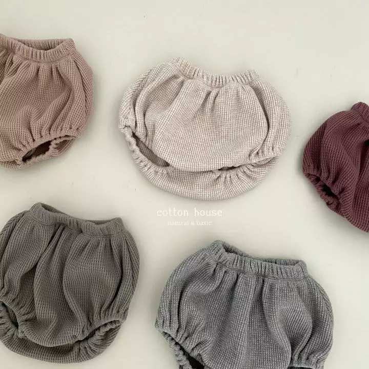 Cotton House - Korean Baby Fashion - #babylifestyle - Waffle Bloomer