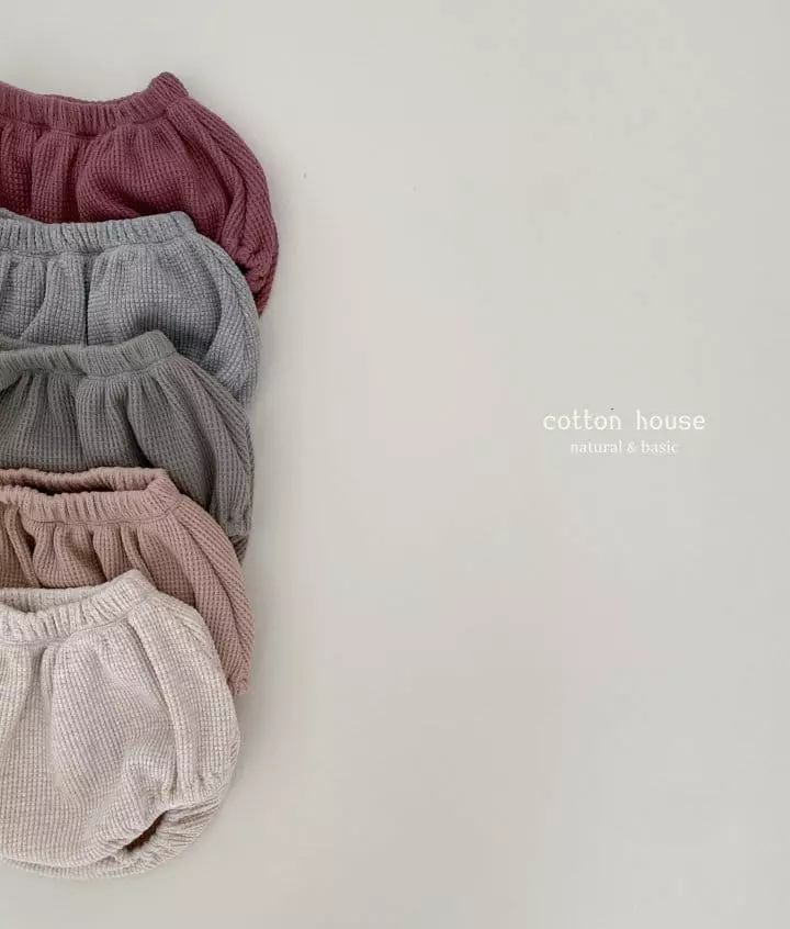 Cotton House - Korean Baby Fashion - #babyoninstagram - Waffle Bloomer - 2