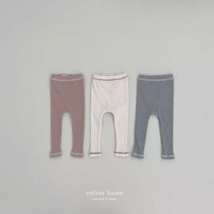 Cotton House - Korean Baby Fashion - #babyoninstagram - Rib Leggings