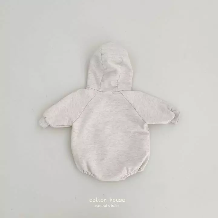 Cotton House - Korean Baby Fashion - #babyootd - 1985 Hoody Bodysuit  - 8