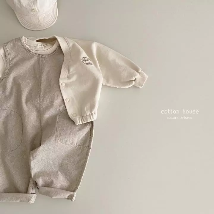 Cotton House - Korean Baby Fashion - #babyoutfit - Pigment Jumpsuit - 5