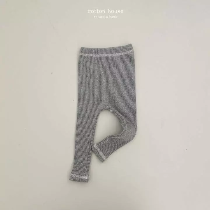 Cotton House - Korean Baby Fashion - #babywear - Rib Leggings - 5