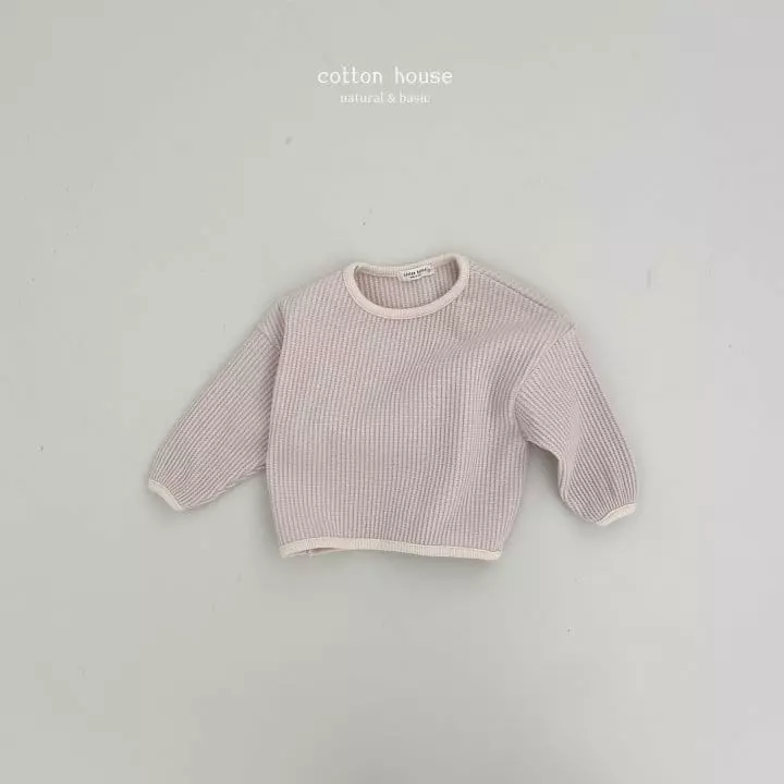 Cotton House - Korean Baby Fashion - #onlinebabyboutique - Waffle Piping Tee - 9