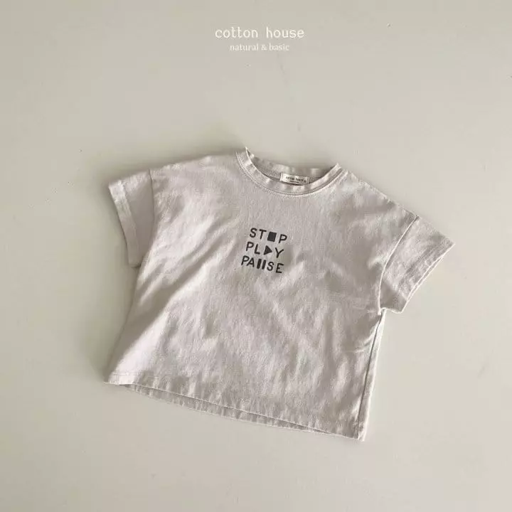 Cotton House - Korean Children Fashion - #Kfashion4kids - Play Short Sleeves Tee - 8