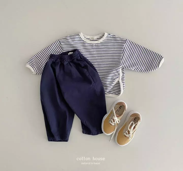 Cotton House - Korean Children Fashion - #kidzfashiontrend - Tapered Dart Pants - 4