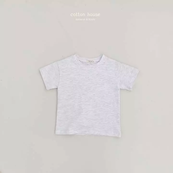 Cotton House - Korean Children Fashion - #childrensboutique - Layered Short Sleeves Tee - 2