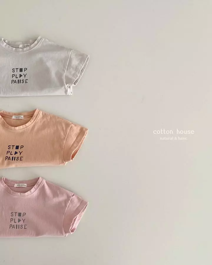 Cotton House - Korean Children Fashion - #childrensboutique - Play Short Sleeves Tee