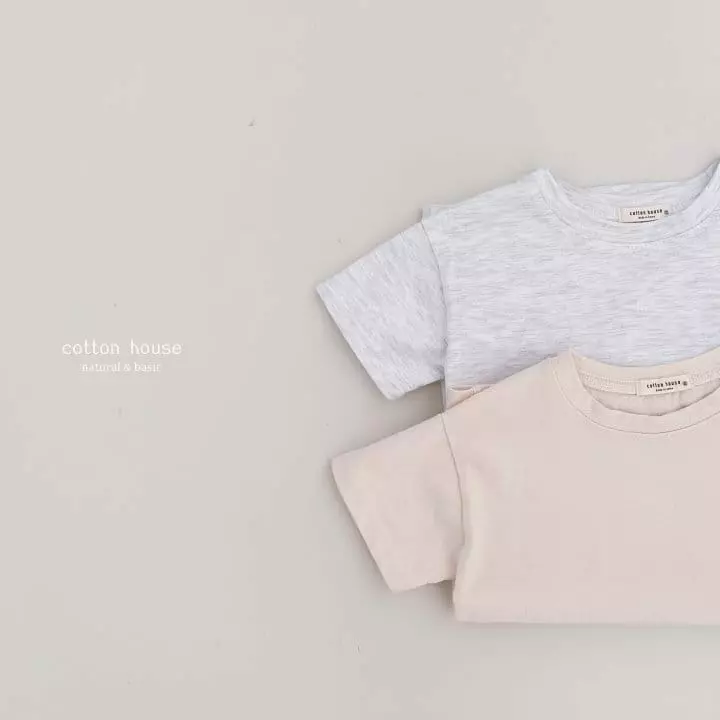 Cotton House - Korean Children Fashion - #designkidswear - Layered Short Sleeves Tee - 4