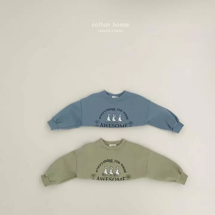 Cotton House - Korean Children Fashion - #fashionkids - Duck Sweatshirt - 11