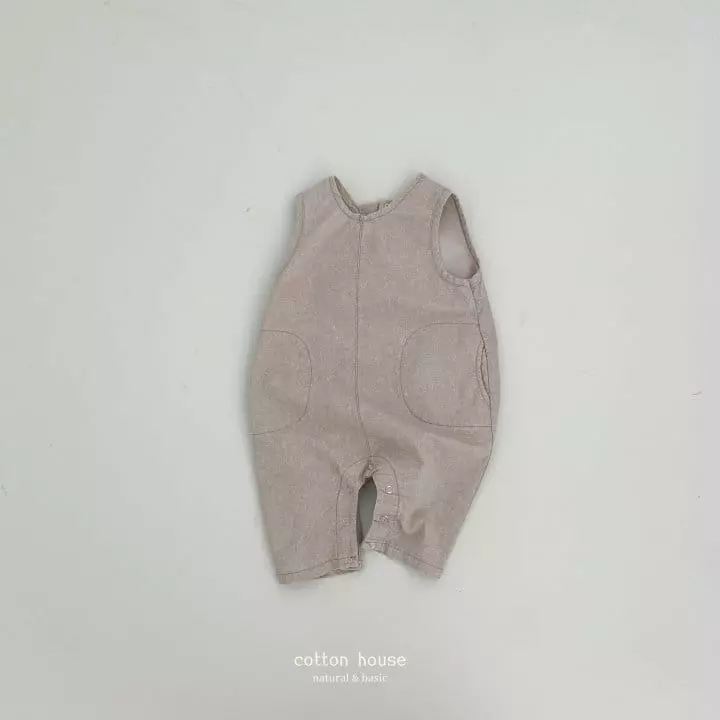 Cotton House - Korean Children Fashion - #fashionkids - Pigment Jumpsuit - 4