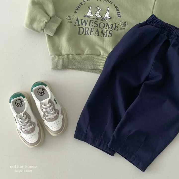 Cotton House - Korean Children Fashion - #kidsshorts - Tapered Dart Pants