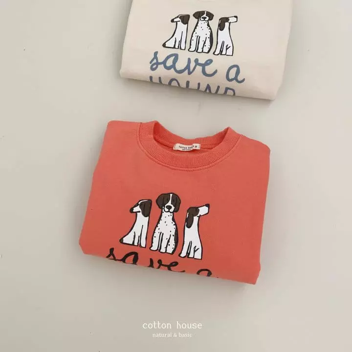Cotton House - Korean Children Fashion - #kidsstore - Hound Sweatshirt - 12