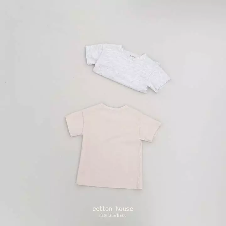 Cotton House - Korean Children Fashion - #magicofchildhood - Layered Short Sleeves Tee - 11