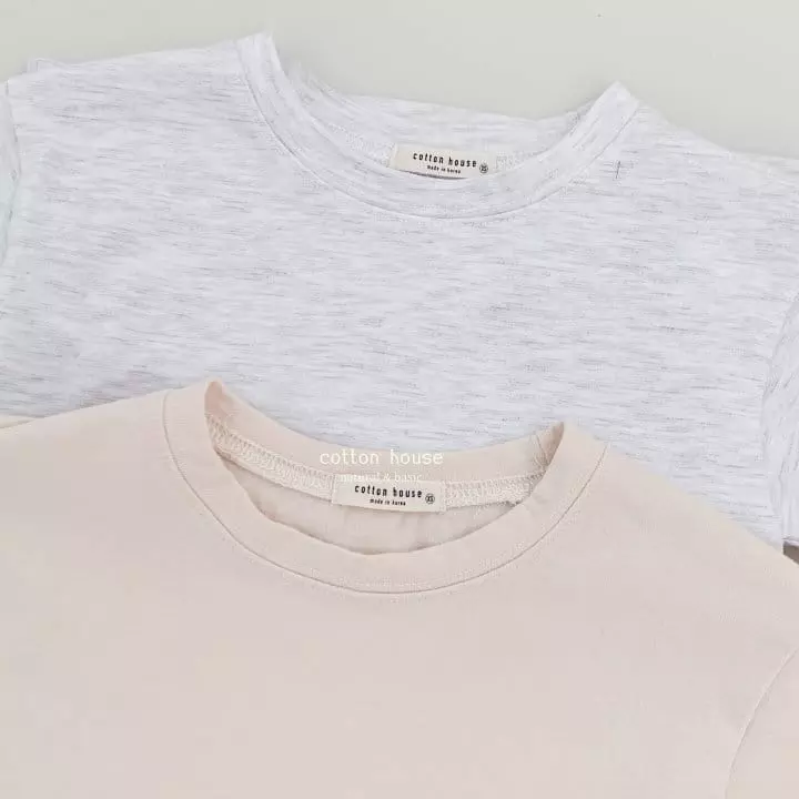Cotton House - Korean Children Fashion - #minifashionista - Layered Short Sleeves Tee - 12