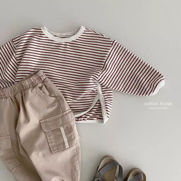 Cotton House - Korean Children Fashion - #minifashionista - Tape Pants - 8