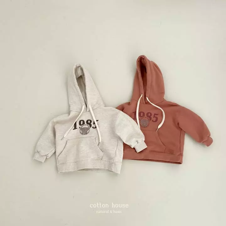 Cotton House - Korean Children Fashion - #toddlerclothing - 1985 Hoody Tee - 7