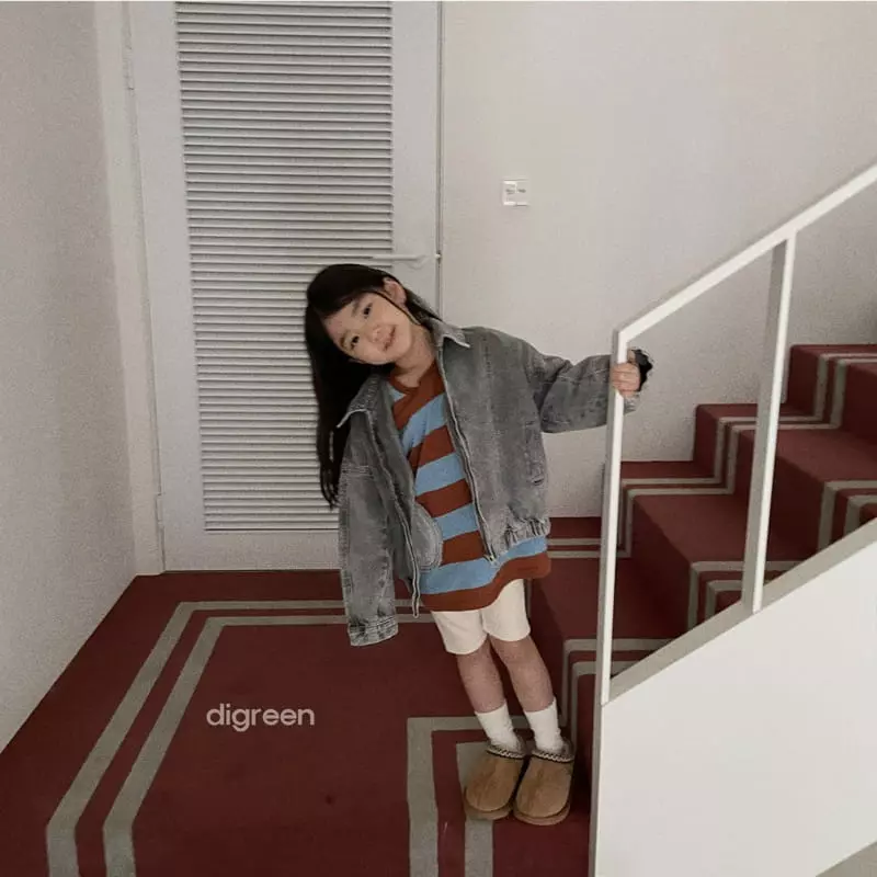 Digreen - Korean Children Fashion - #Kfashion4kids - Mango Denim Jacket - 2