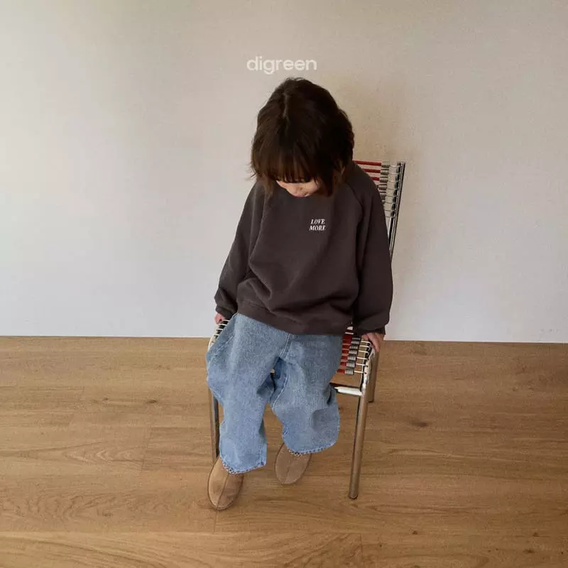 Digreen - Korean Children Fashion - #designkidswear - Love More Sweatshirt - 6