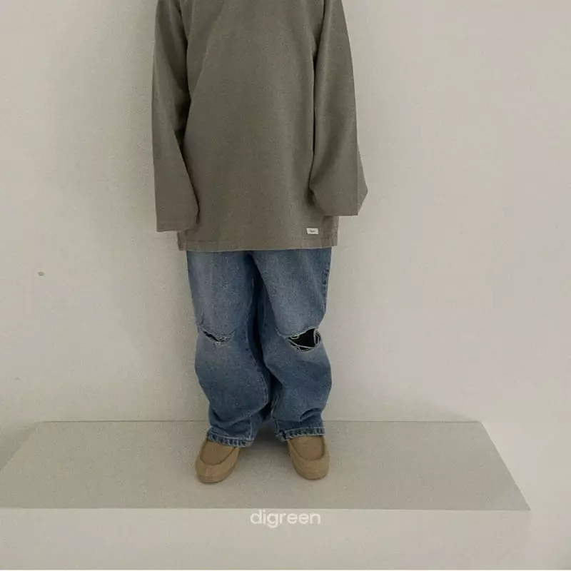 Digreen - Korean Children Fashion - #designkidswear - Cutting Jeans - 3