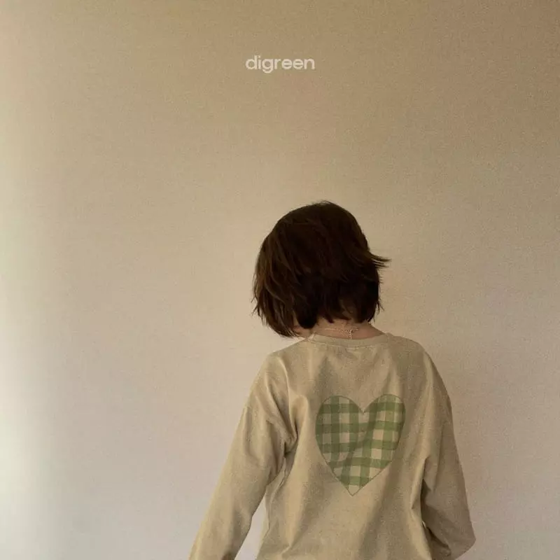 Digreen - Korean Children Fashion - #discoveringself - Heart Tee - 4