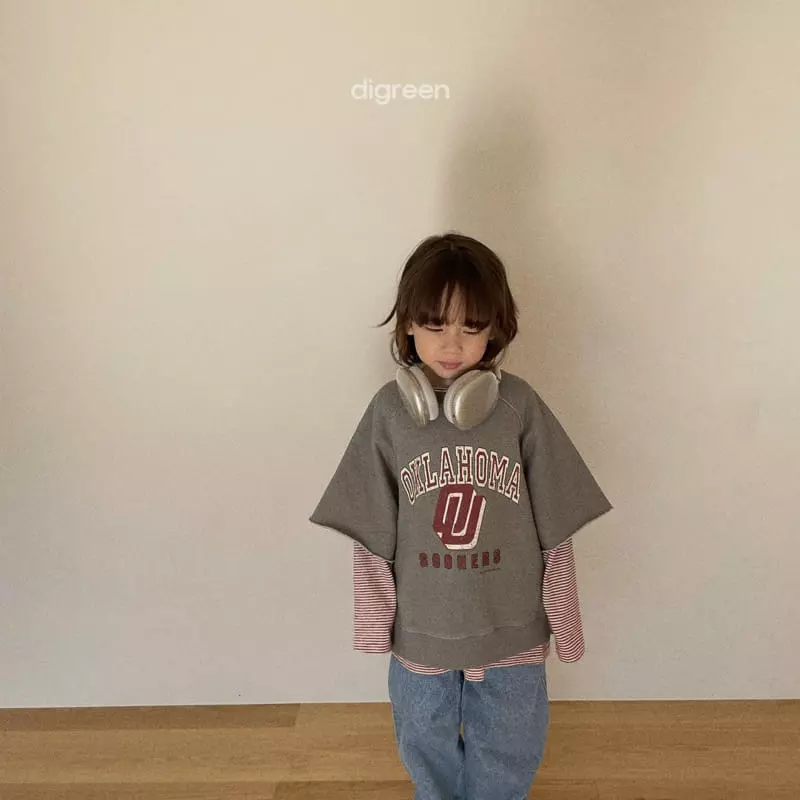 Digreen - Korean Children Fashion - #kidsshorts - Pigment Sweatshirt - 6