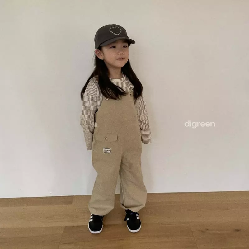 Digreen - Korean Children Fashion - #kidsstore - Timber Overalls - 5