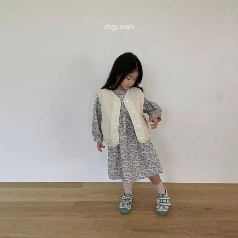 Digreen - Korean Children Fashion - #minifashionista - Puling One-piece - 2